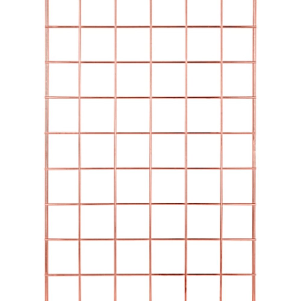 Realspace® Rose Gold Wire Hanging Organizer System, Base Panel